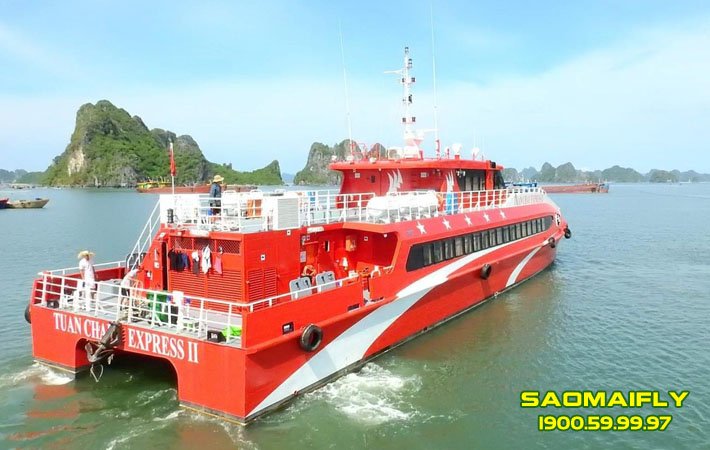 Tàu cao tốc Havaco (tàu 2 thân Catamaran) đi Quảng Ninh Cô Tô