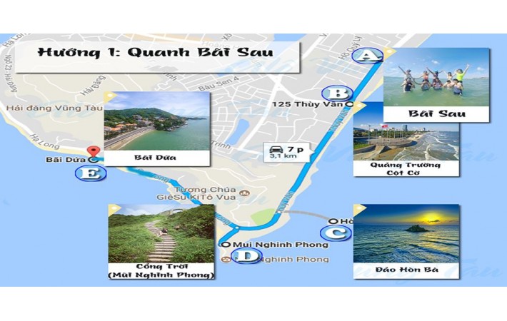 Thuê xe 45 chỗ đi Vũng Tàu 2 ngày 1 đêm