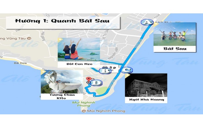 Thuê xe 45 chỗ đi Vũng Tàu 2 ngày 1 đêm