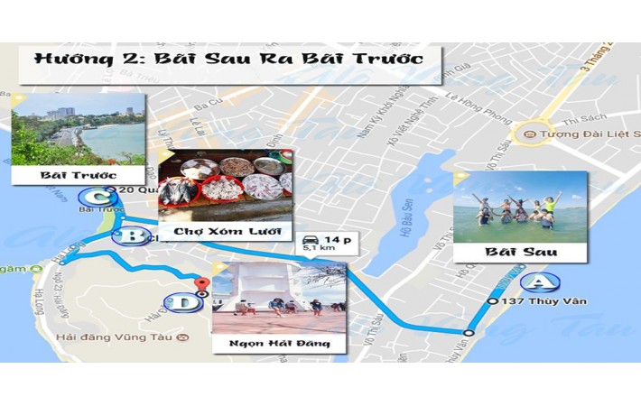 Thuê xe 45 chỗ đi Vũng Tàu 2 ngày 1 đêm