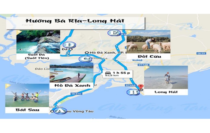 Thuê xe 45 chỗ đi Vũng Tàu 2 ngày 1 đêm