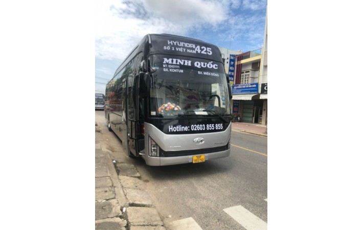 Vé xe Minh Quốc từ Kon Tum đi Sài Gòn