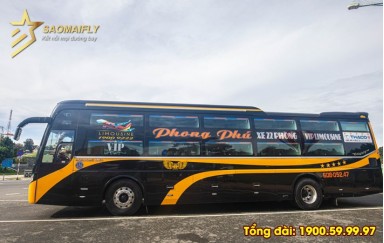 Vé xe Phong Phú Limousine từ Vũng Tàu, Biên Hòa đi Gia Lai