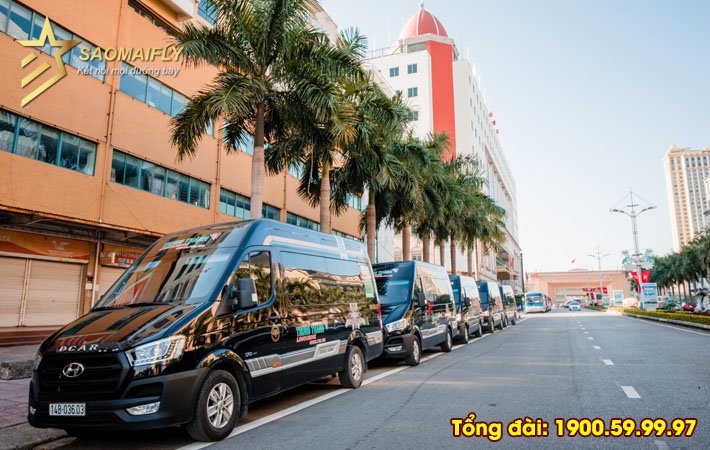 Xe Trung Thành Limousine từ Vân Đồn Quảng Ninh đi Hà Nội xe 9 chỗ