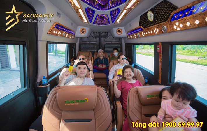 Xe Trung Thành Limousine từ Vân Đồn Quảng Ninh đi Hà Nội xe 9 chỗ