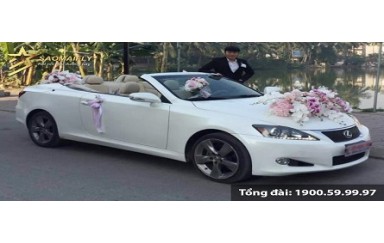 Cho thuê xe cưới mui trần Lexus IS250c tại Hải Phòng