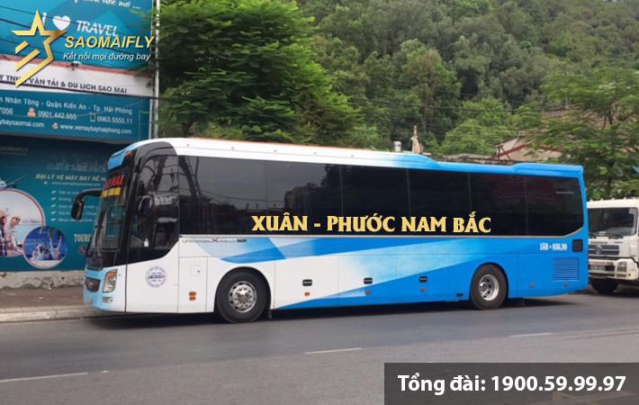 Vé xe Xuân Phước tuyến Sài Gòn - Vũng tàu - Thái Bình - Hải Phòng