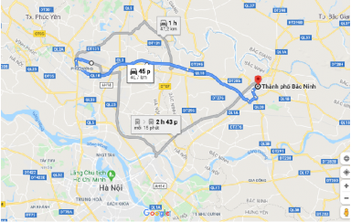 Xe Nội Bài đi Bắc Ninh - Bắc Giang - thuê xe 4 chỗ, 7 chỗ tại Saomaifly