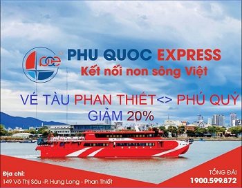 Ưu đãi 20% giá vé tàu cao tốc Phan Thiết Phú Quý