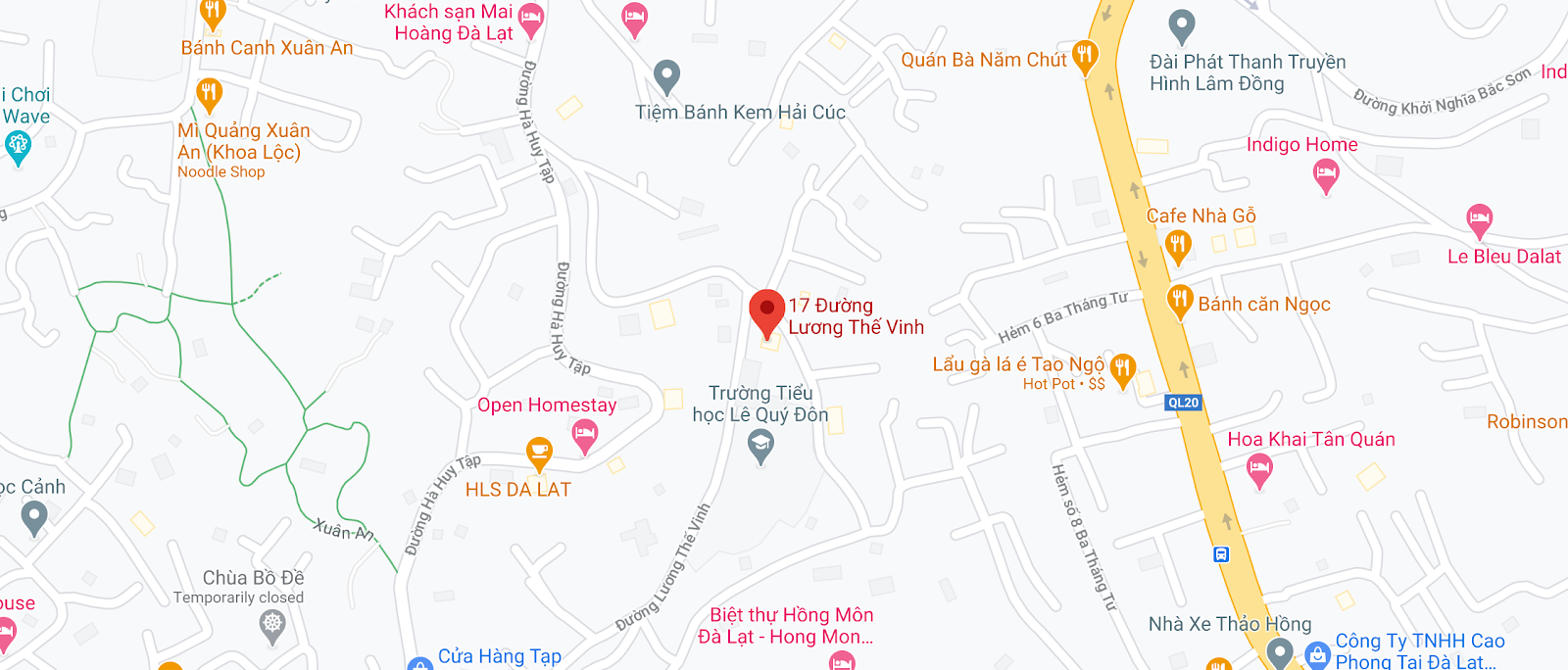 Văn phòng nhà xe Nguyễn Kim tại Đà Lạt